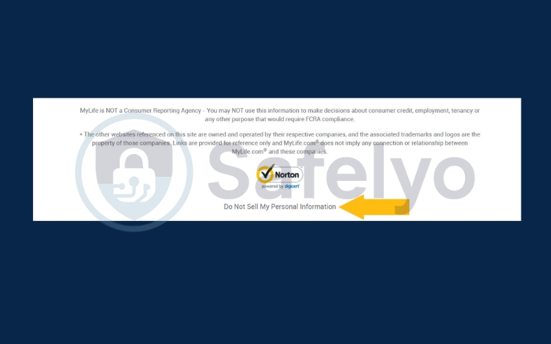 Access the opt-out request page Access the opt-out request page