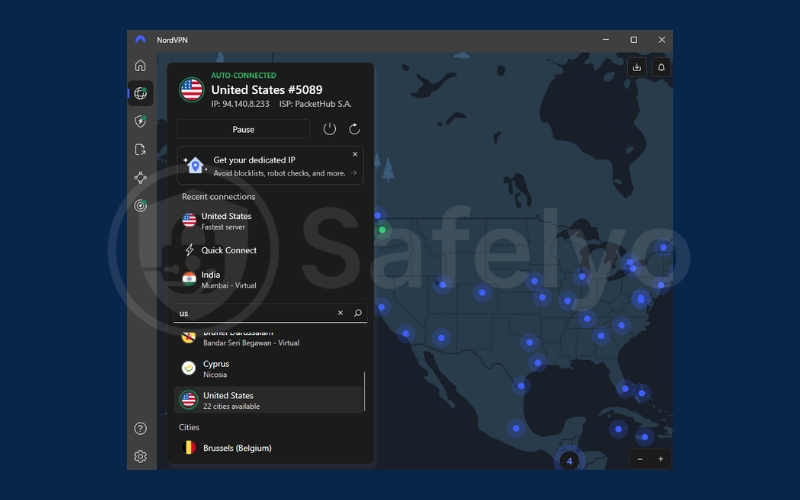 Bypass an Instagram IP ban using a VPN