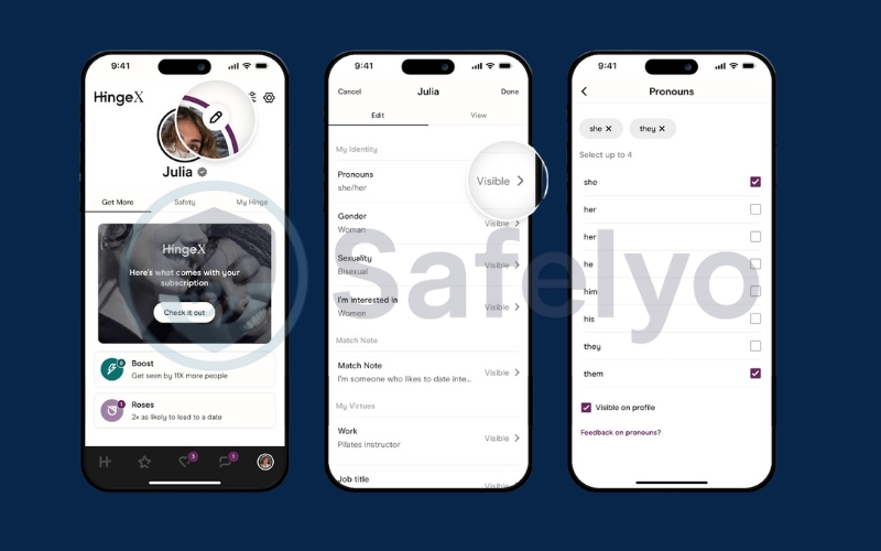 Change your profile details