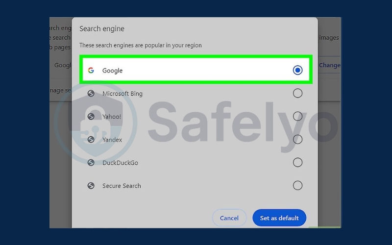 Change your search engine to something other than Bing