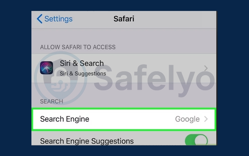 Choose Search Engine