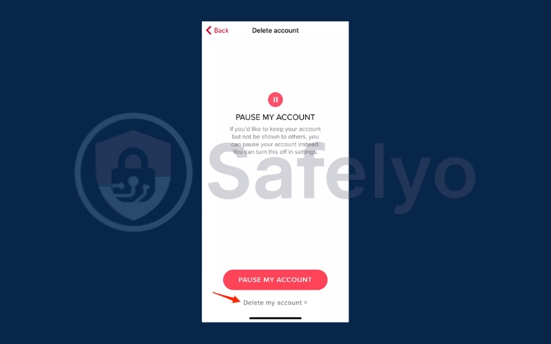 Choose the preferred option and move on