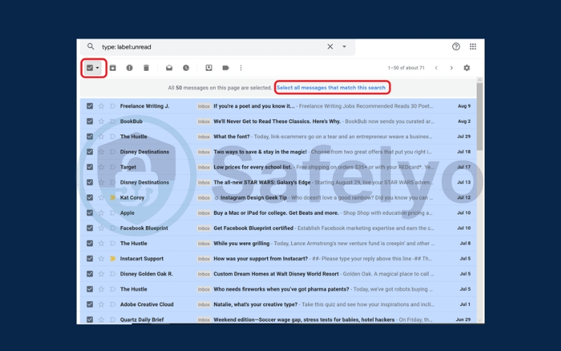 Clean up your emails