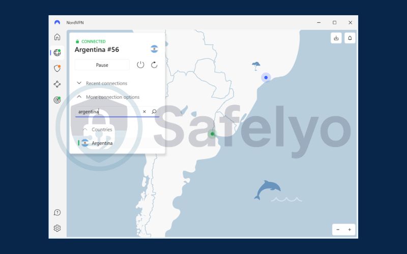 Connect to a VPN server in a country where the Spotify Premium costs are lower