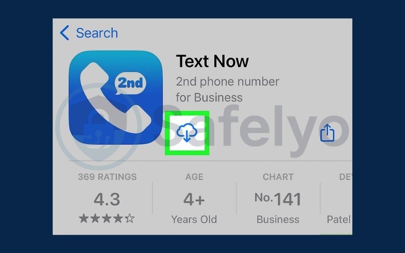 Download an anonymous text message app