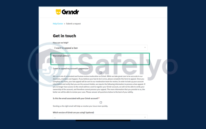 Enter your email address