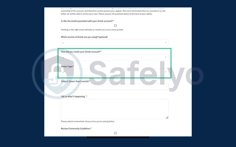 Fill your information