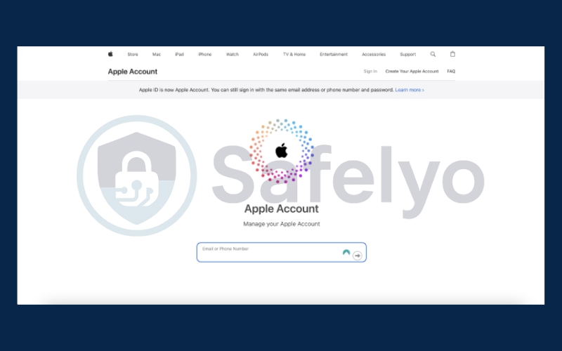 Go to account.apple.com and sign into your Apple Account