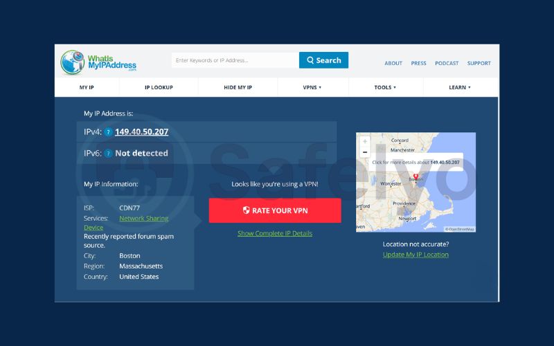 Hide your IP address