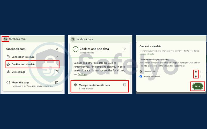 How to delete cookies for a single website from the address bar How to delete cookies for a single website from the address bar