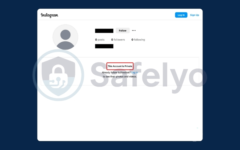 How to make Instagram account private on desktop 2