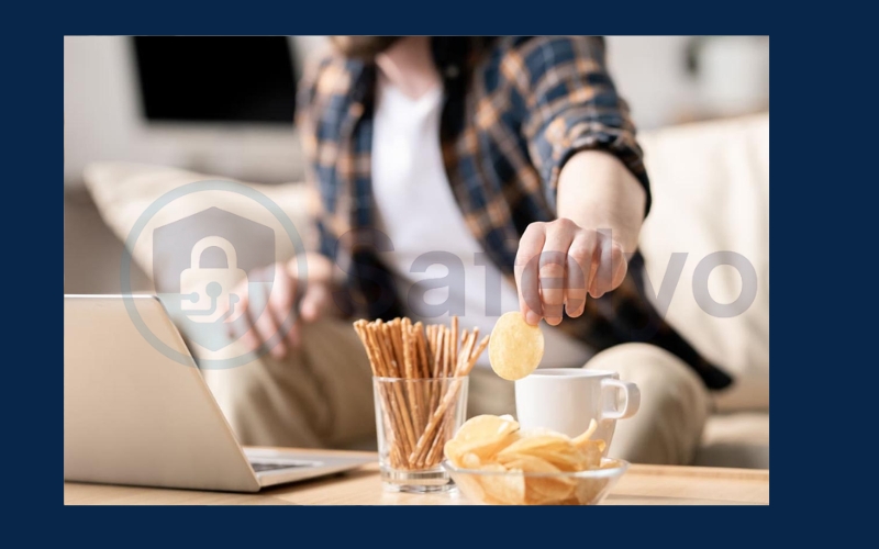 Keep snacks and drinks away