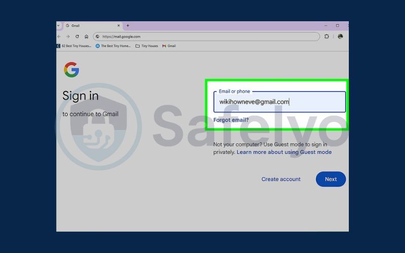 Login to your Gmail account