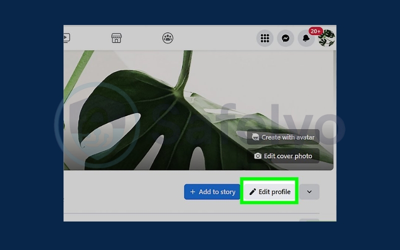 Click Edit profile Click Edit profile