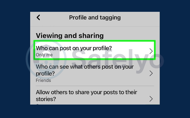 Control posts and tags from others. Control posts and tags from others.