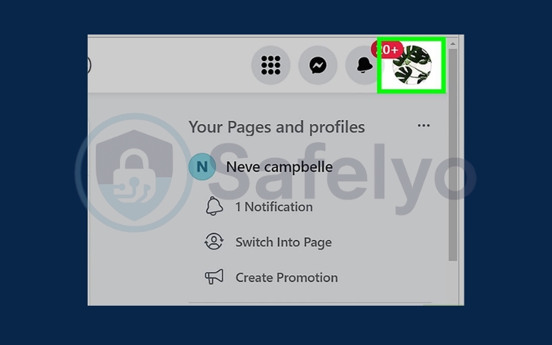 Click into your profile picture Click into your profile picture