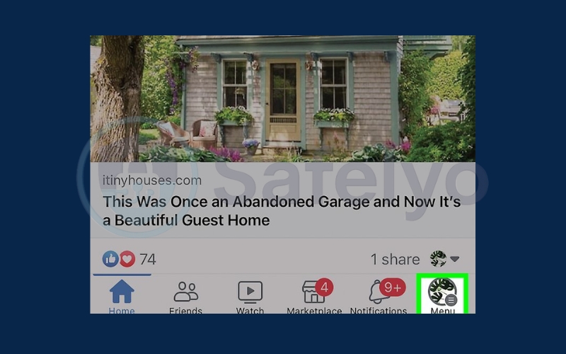 Click into Menu Click into Menu