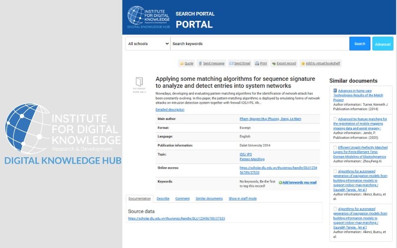 Applying matching algorithms for sequence signature in network intrusion detection
