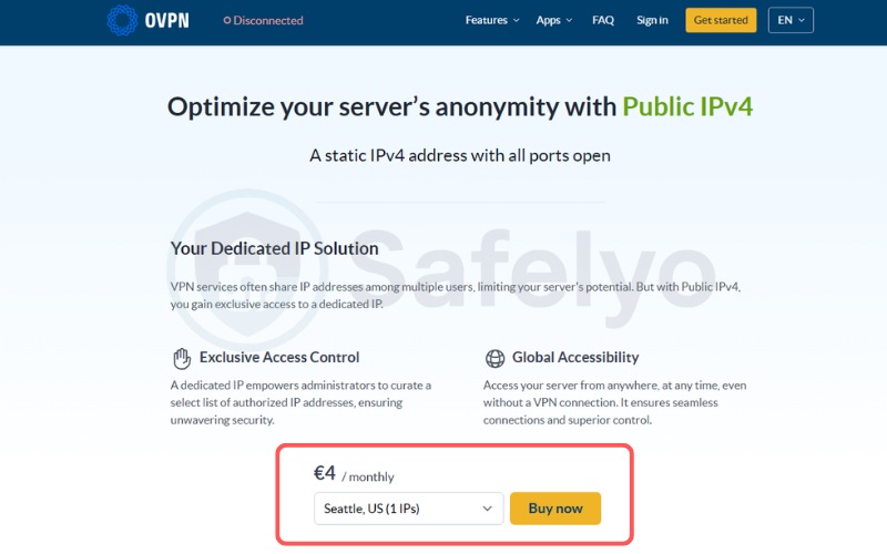 OVPN - Dedicated IP