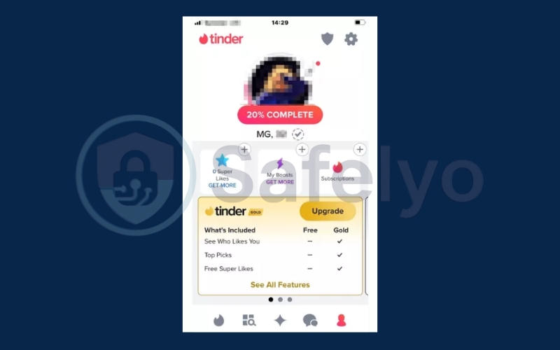 Open Tinder on your mobile device