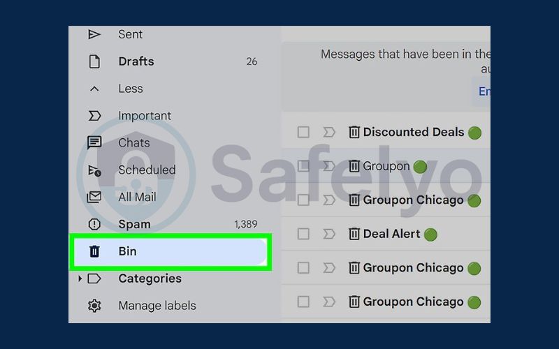 Open your Bin folder