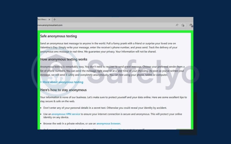 Read the rules of the website