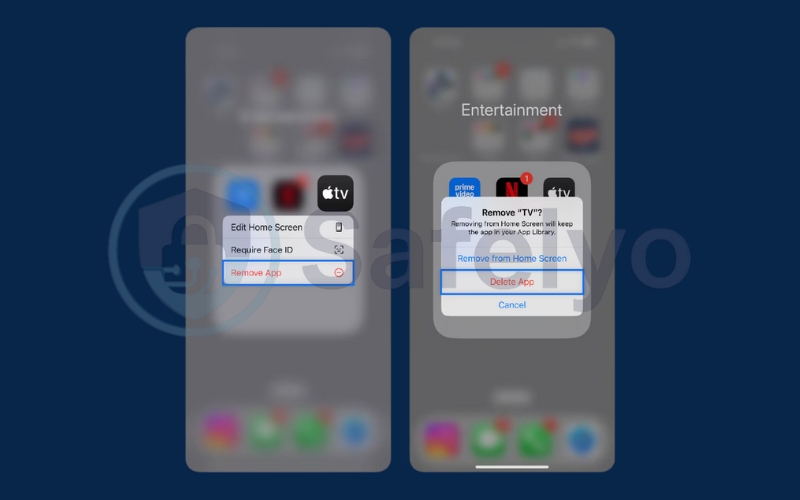 Remove unnecessary apps from your phone