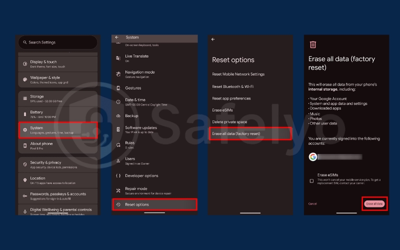 Reset your device ID for Android