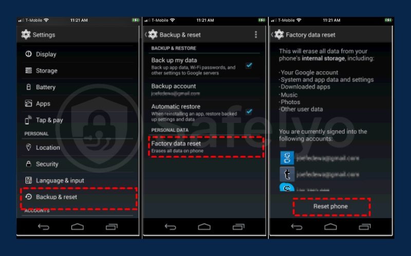 Reset your device ID on Android