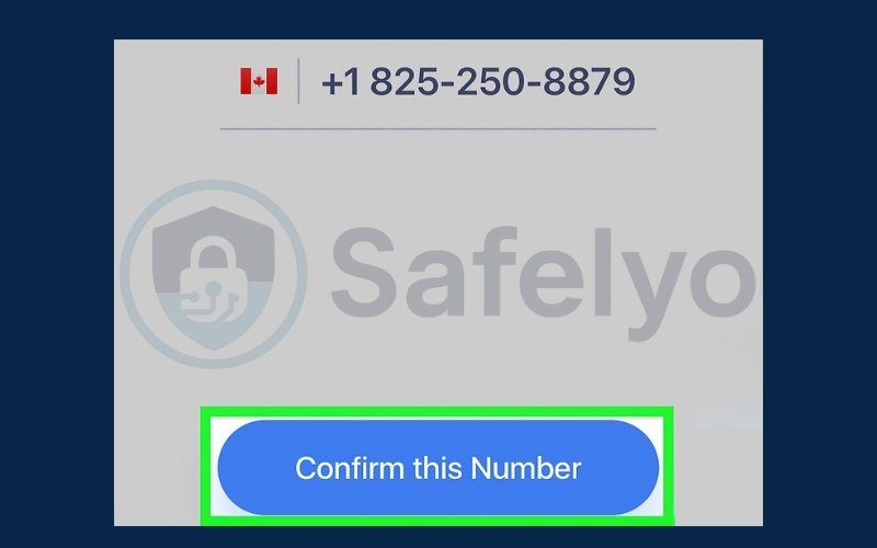 Select a phone number