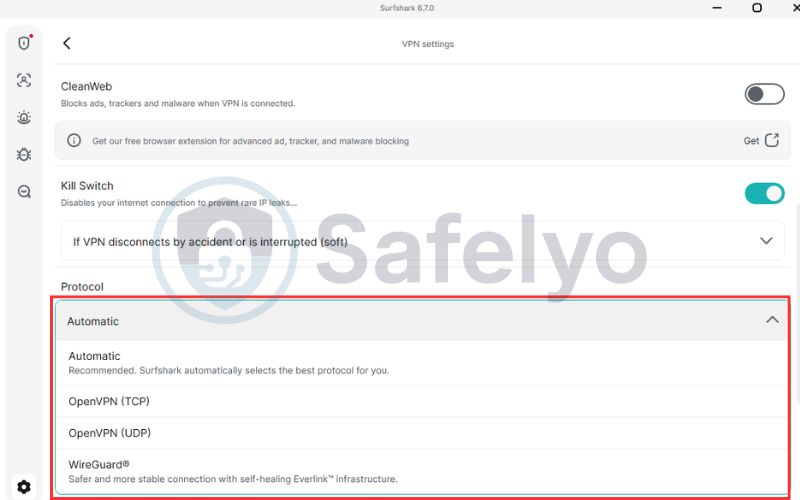 Switch your VPN protocol if VPN does not work in Iran