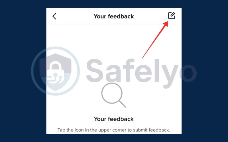 Tap the compose icon on the top right