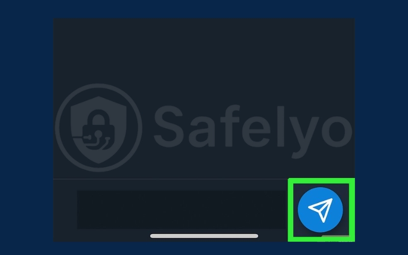 Tap the option to send