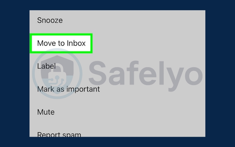 To unarchive a message, you just need to move it back into your inbox