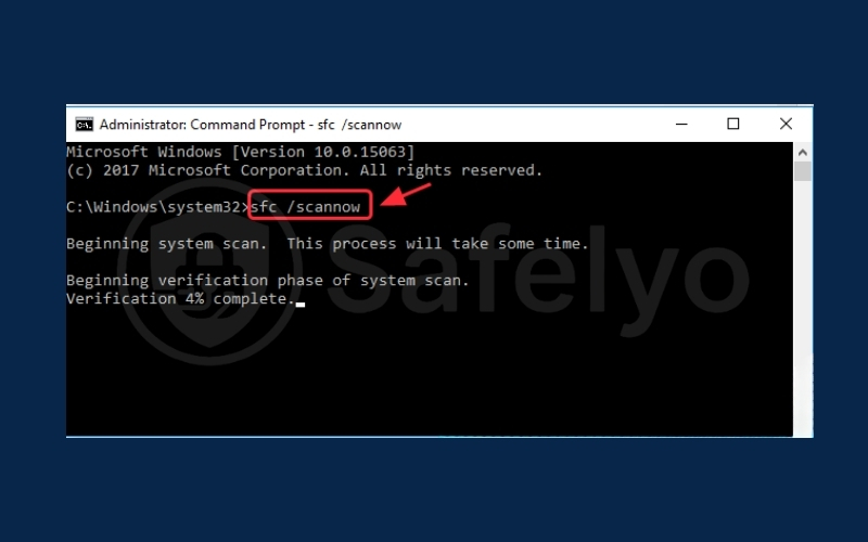 Type prompt and press Enter