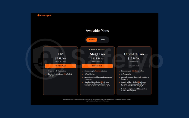 Upgrade to Crunchyroll Premium 1 Upgrade to Crunchyroll premium 1