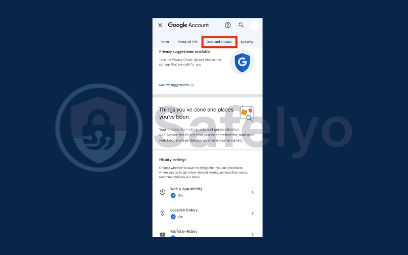 Use Google Account Activity 2 Use Google Account Activity 2