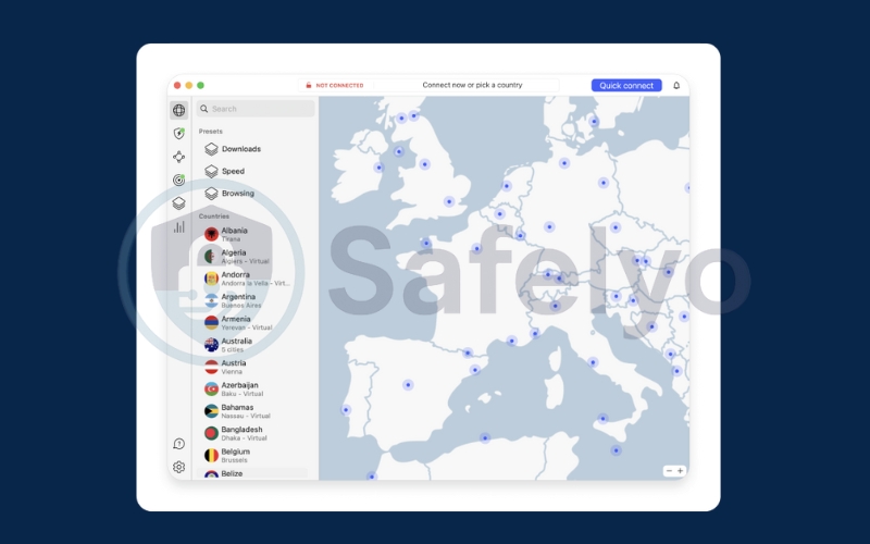 Use a VPN for exploring Marketplace in other regions