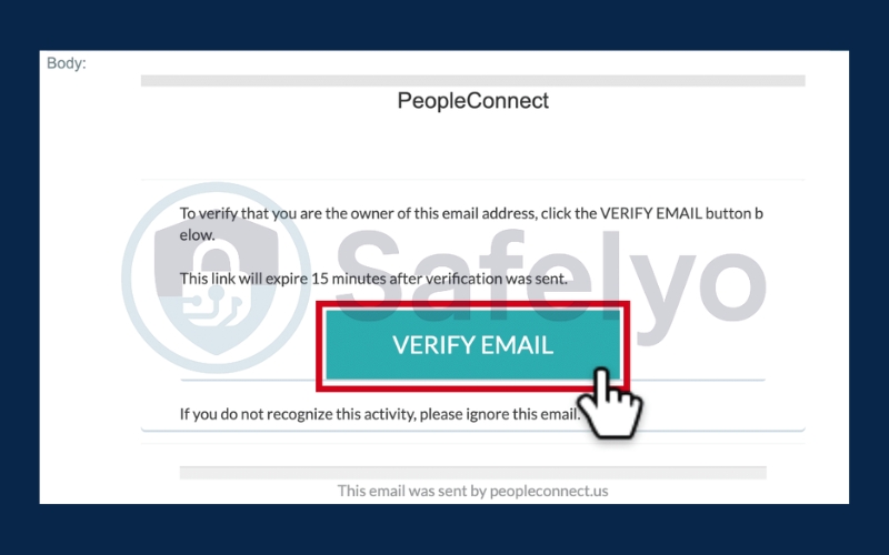 Verify your email