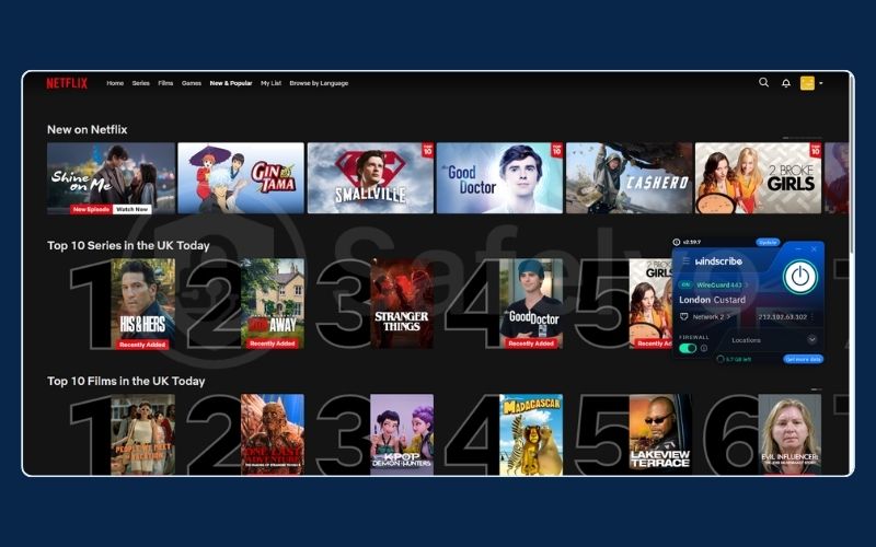 Windscribe - Netflix