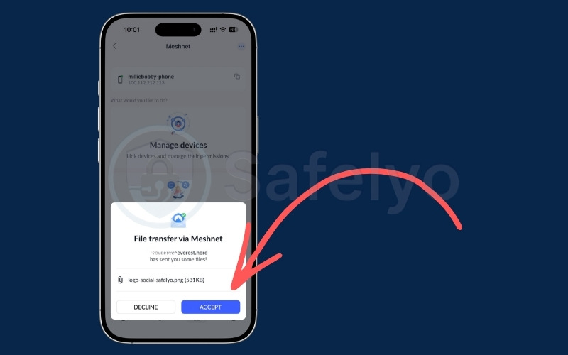 Accepts the download request