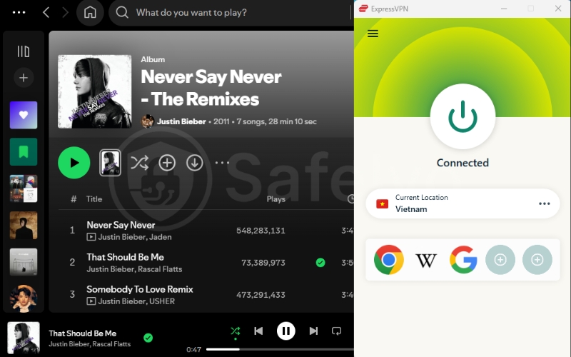 Access Spotify from anywhere securely with ExpressVPN