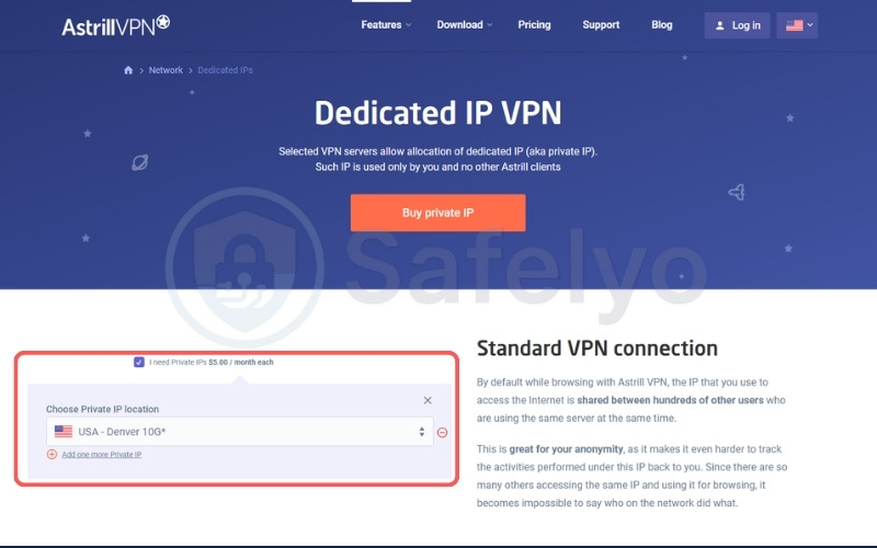 AstrillVPN - Dedicated IP 