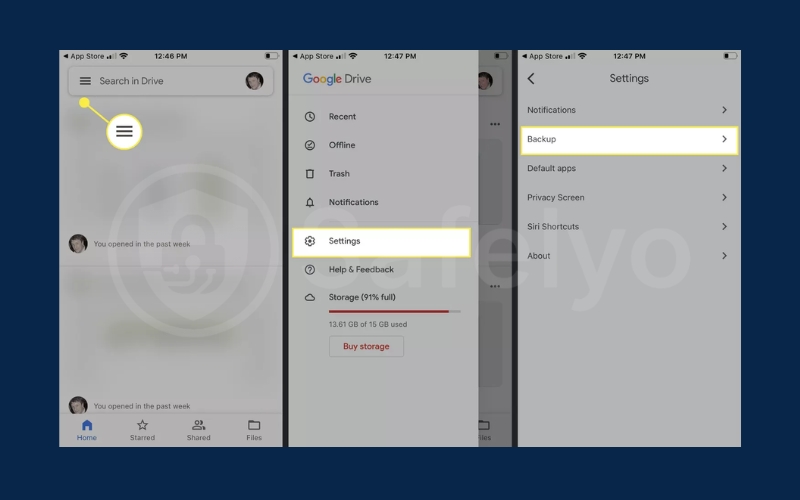 Share contacts with Google Drive 1