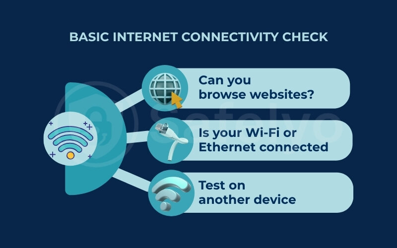 Basic internet connectivity check