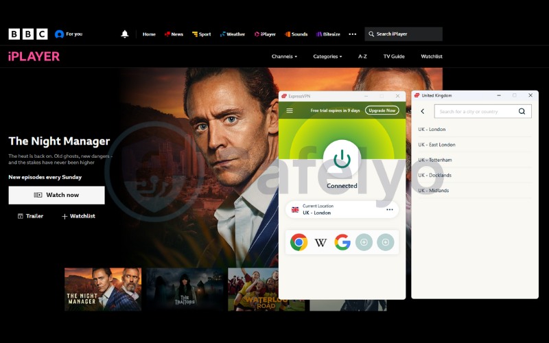 BBC iPlayer with ExpressVPN