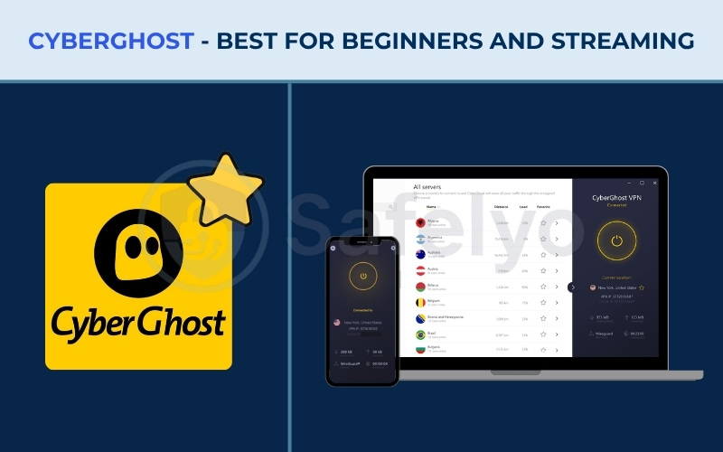 Best cheap VPN - CyberGhost 