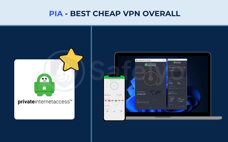 Best cheap VPN - Private Internet Access 