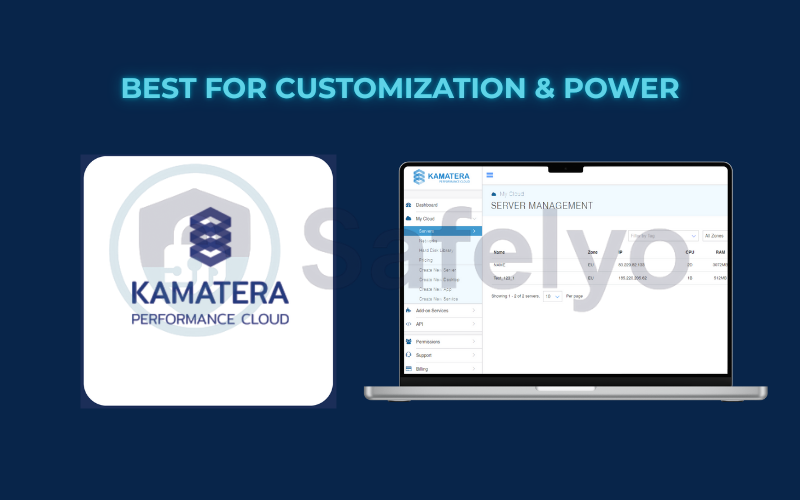 Best for customization & power: Kamatera