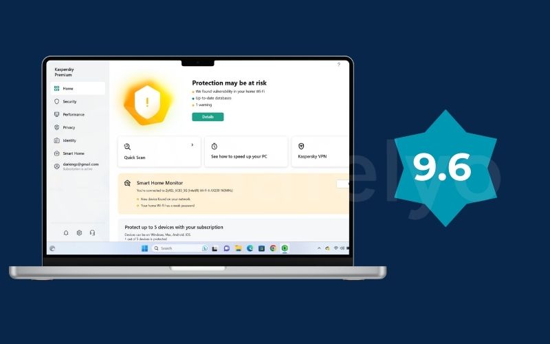 Best for financial protection anti-theft: Kaspersky premium Best for financial protection anti-theft: Kaspersky premium